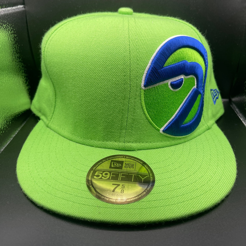 Retro New Era Atlanta Hawks Fitted Hat Size 7 5/8